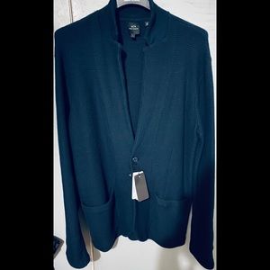 A|X Armani Exchange knit brazer